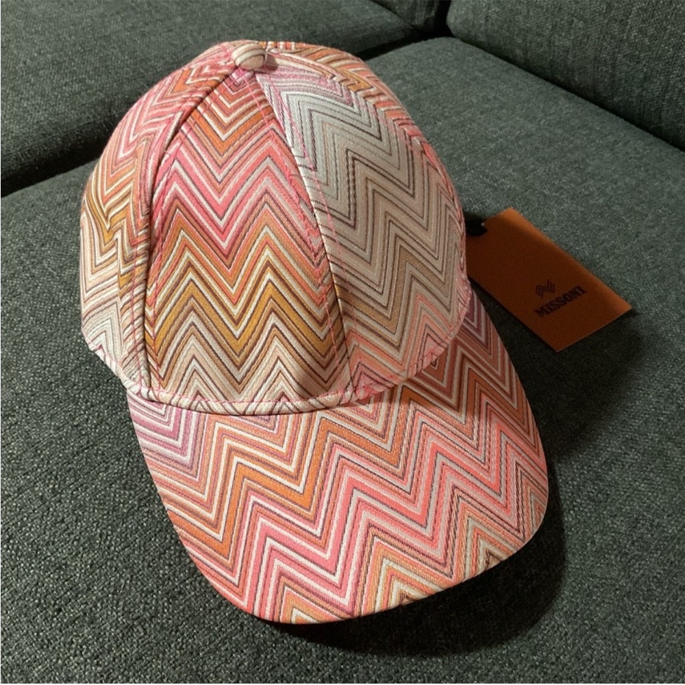 Missoni Multicolor Chevron Cap - Picture 1 of 12